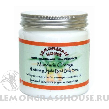 Скраб для тела с гранулами жожоба «Мандарин»