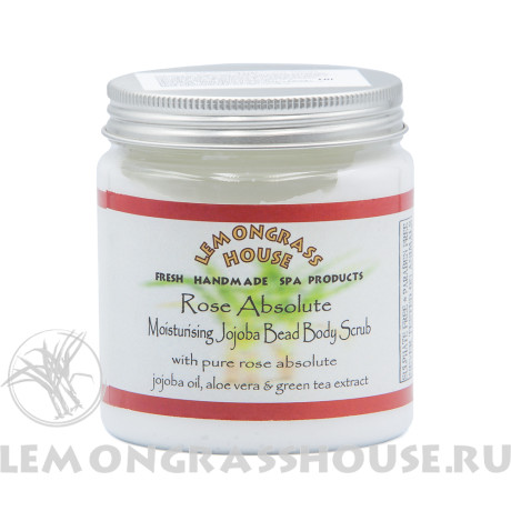 Скраб для тела с гранулами жожоба «Роза»