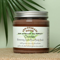 Скраб для тела с гранулами жожоба «Шоколад»