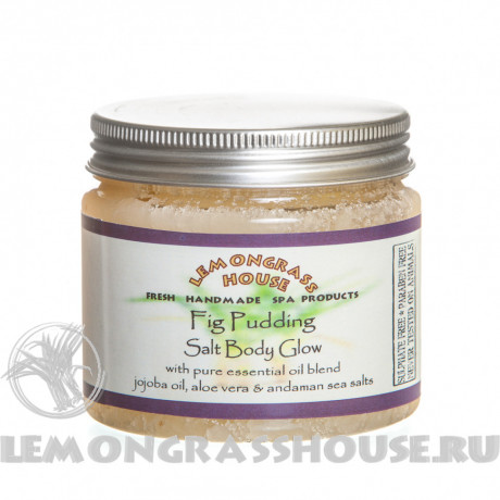 Солевой пилинг для тела «Инжирный пудинг» 300г.