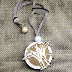 Ароматизатор для авто, дома, бани. Натуральный - Дерево / войлок.