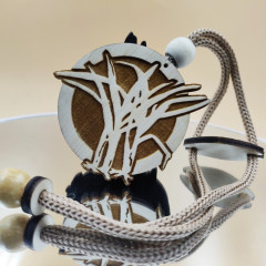 Ароматизатор для авто, дома, бани. Натуральный - Дерево / войлок.