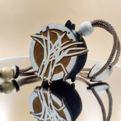 Ароматизатор для авто, дома, бани. Натуральный - Дерево / войлок.