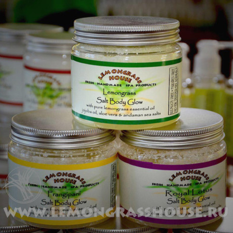 Солевой пилинг для тела «Папайя» 300г.