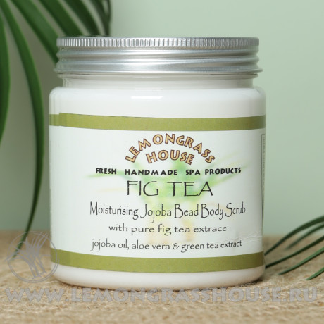 Скраб для тела с гранулами жожоба «Инжирный чай»