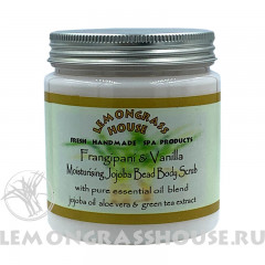 Скраб для тела с гранулами жожоба «Франжипани / Ваниль» 
