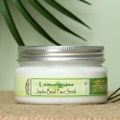 Скраб для лица с гранулами жожоба «Лемонграсс»