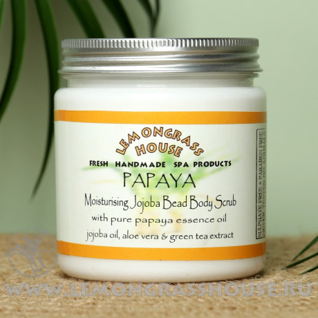 Скраб для тела с гранулами жожоба «Папайя»
