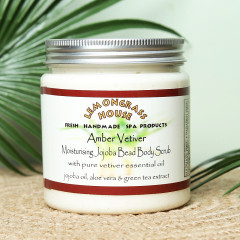 Скраб для тела с гранулами жожоба «Амбра/Ветивер»