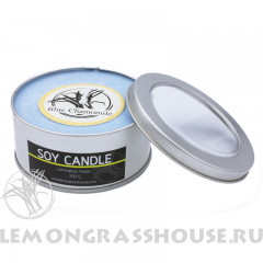 Свеча соевая ароматическая в алюминиевой банке