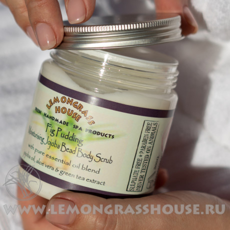 Скраб для тела с гранулами жожоба «Инжирный пудинг»